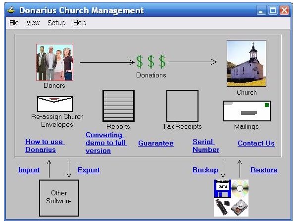 Donarius Church Management Software